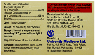 Ventimox Cv 625 Tablet 10